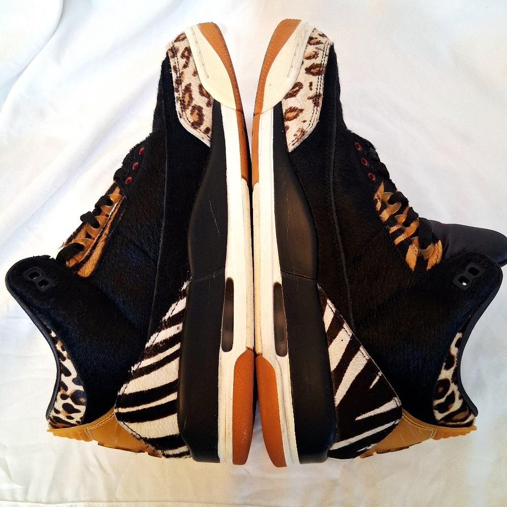 Nike Air Jordan 3 Retro SE "Animal Instinct" In Men's Size 11 - Picture 5 of 6